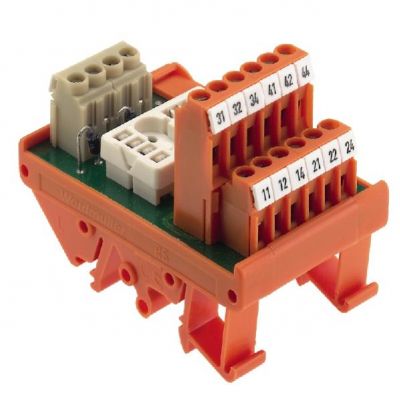 WEIDMULLER RS 18 24VDC LD 4U LP Moduł przekaźnikowy, 24 V DC, 4 zestyk przełączny , złącze śrubowe 0126011001 /5szt./ (0126011001)